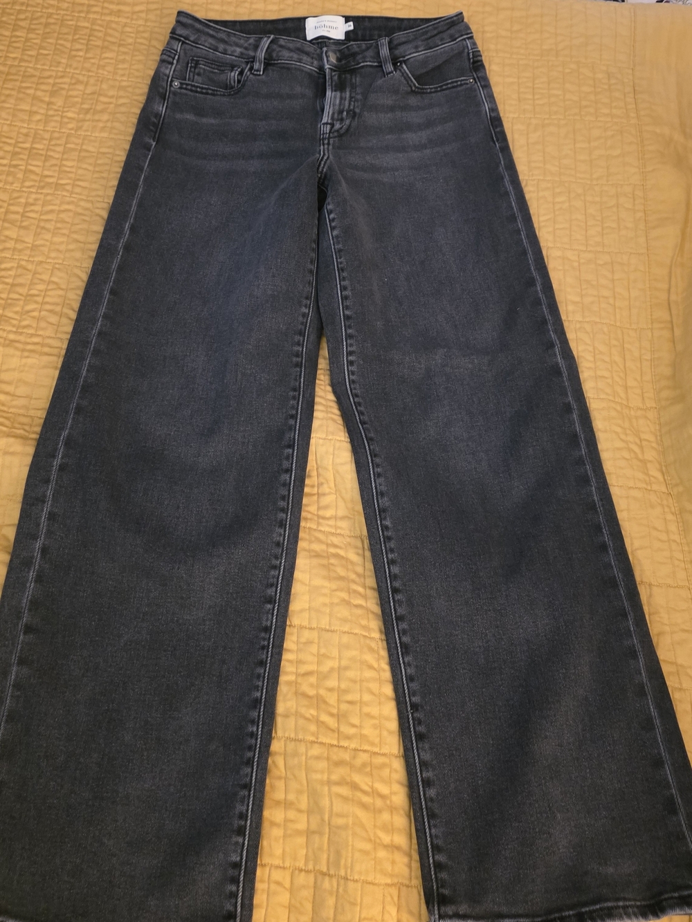 Bohme Women's Wide-Leg Black Jeans Size 26
